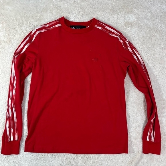 ADIDAS x Danielle Cathari Collaboration Red Long Sleeve Jersey Sz Small Blocore - Picture 1 of 10